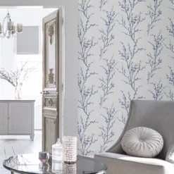Laura Ashley Willow Midnight & Off White Floral Smooth Wallpaper 11 Laura Ashley Willow Midnight & Off White Floral Smooth Wallpaper -Prime Paint Shop laura ashley willow midnight off white floral smooth wallpaper5011583467246 20i bq