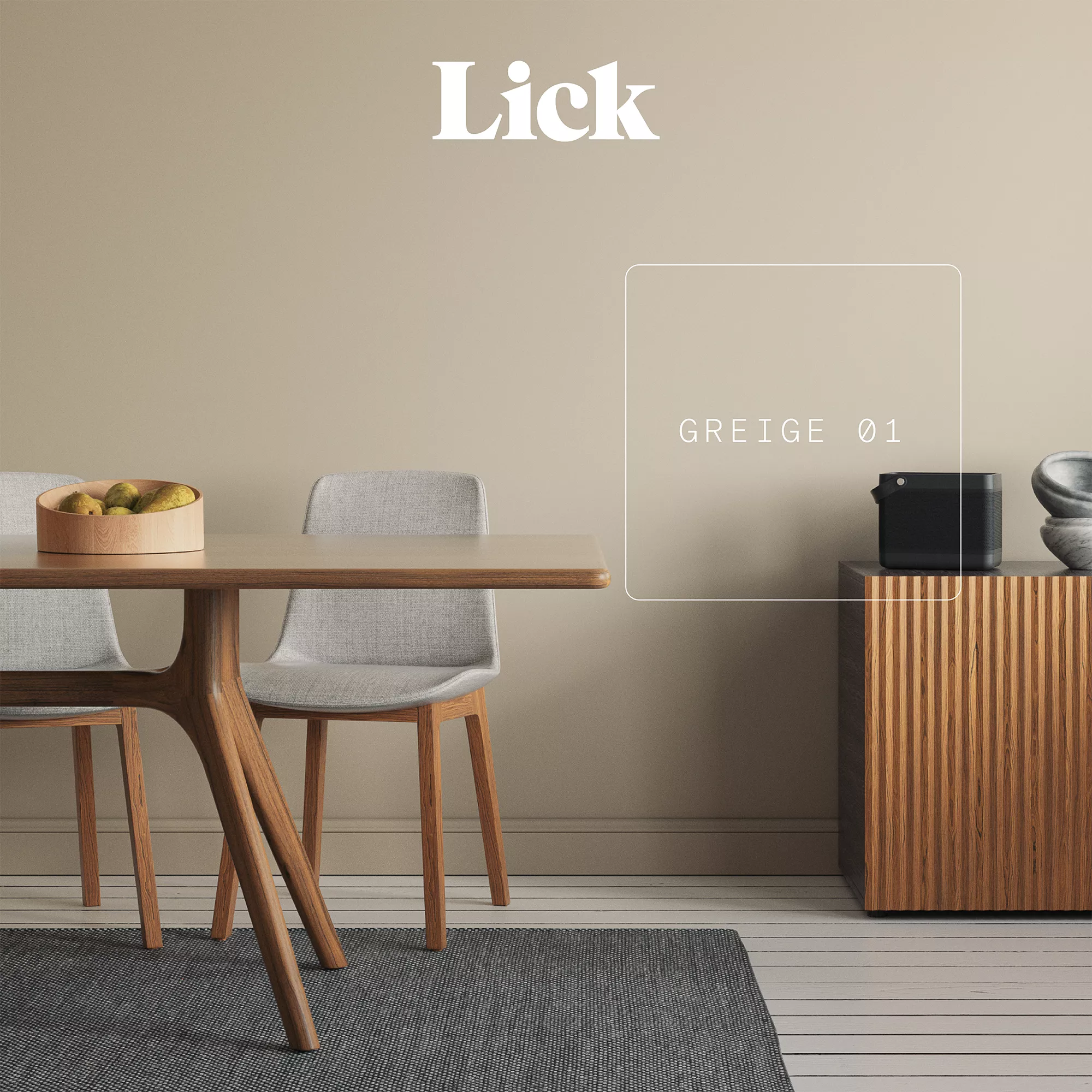 Lick Greige 01 Matt Emulsion Paint, 2.5L 7 Lick Greige 01 Matt Emulsion Paint, 2.5L - Image 5