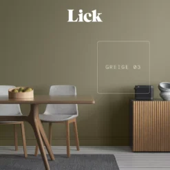 Lick Greige 03 Eggshell Emulsion Paint, 2.5L -Prime Paint Shop lick greige 03 eggshell emulsion paint 2 5l5060932641929 08i bq