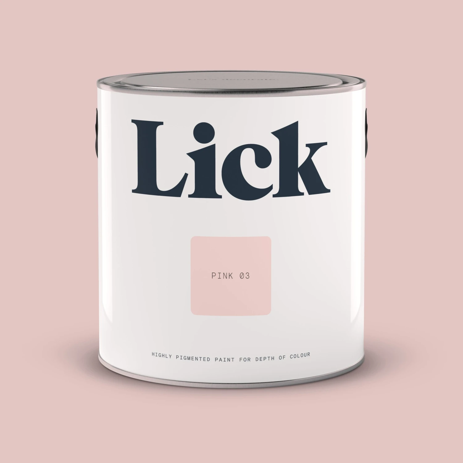 Lick Pink 03 Matt Emulsion Paint, 2.5L 4 Lick Pink 03 Matt Emulsion Paint, 2.5L - Image 2