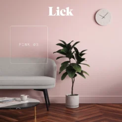 Lick Pink 03 Matt Emulsion Paint, 2.5L 12 Lick Pink 03 Matt Emulsion Paint, 2.5L -Prime Paint Shop lick pink 03 matt emulsion paint 2 5l5060756110359 07i bq