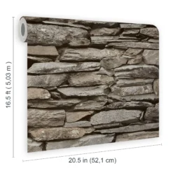 Next Ledgestone Wall Neutral Smooth Wallpaper -Prime Paint Shop next ledgestone wall neutral smooth wallpaper5011583521733 02t bq