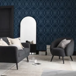 Next Luxe Eclipse Navy Smooth Wallpaper -Prime Paint Shop next luxe eclipse navy smooth wallpaper5011583521221 21i bq