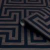 Next Metallic Greek Key Navy Metallic Effect Smooth Wallpaper -Prime Paint Shop next metallic greek key navy metallic effect smooth wallpaper5011583521108 36c bq