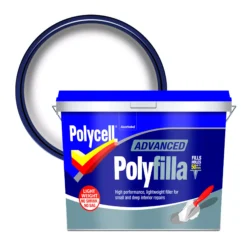 Polycell White Ready Mixed Powder Filler, 1.87kg