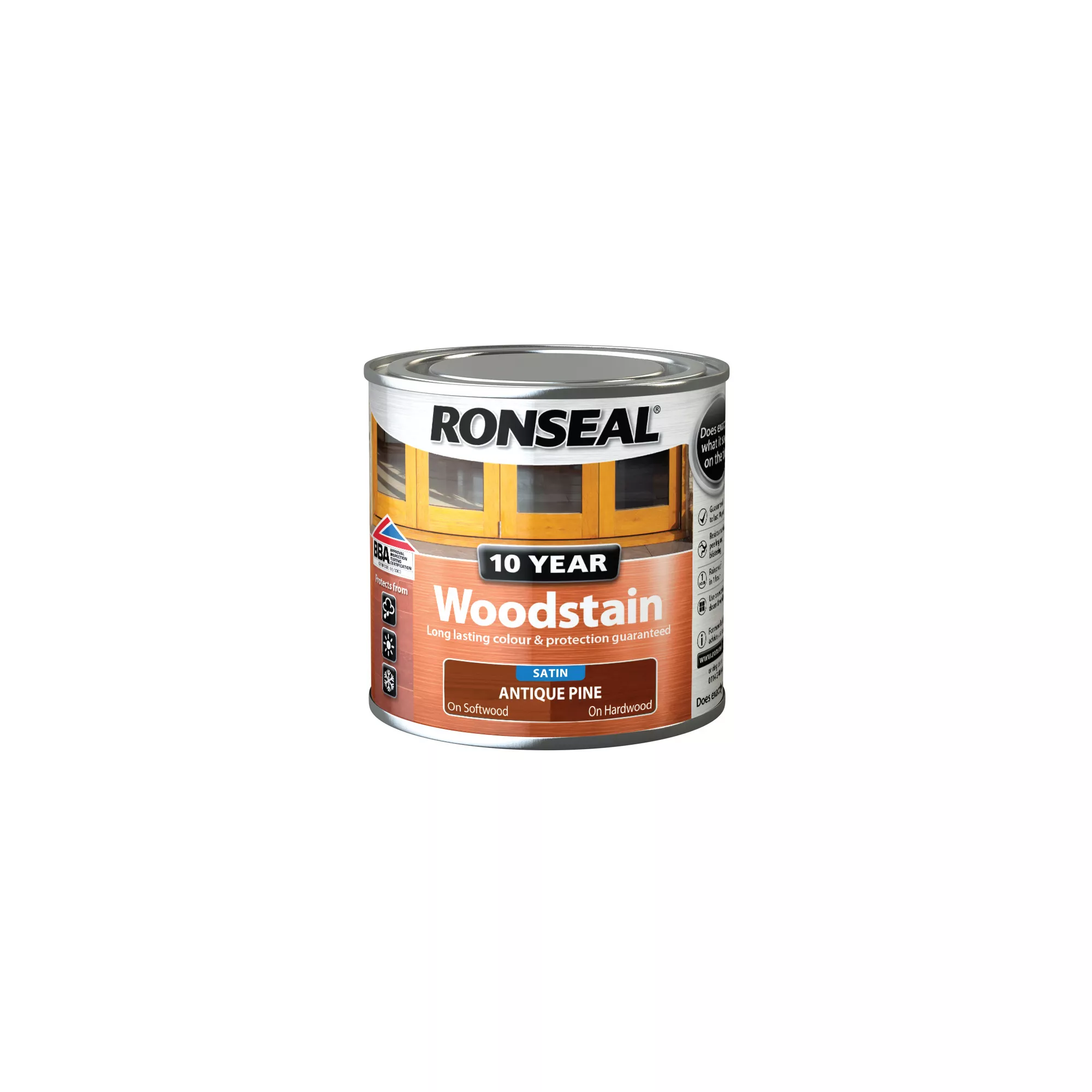 Ronseal Antique Pine Satin Wood Stain, 250ml 3 Ronseal Antique Pine Satin Wood Stain, 250ml