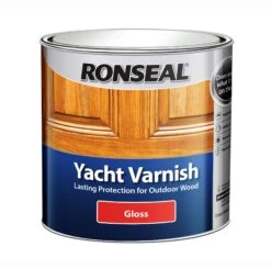 Ronseal Clear Gloss Wood Varnish, 1L