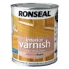 Ronseal Diamond Hard Light Oak Satin Wood Varnish, 0.75L