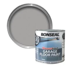 Prime Paint Shop 15 Ronseal Diamond Hard Slate Satinwood Garage Floor Paint, 2.5L