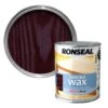 Ronseal Diamond Hard Walnut Matt Wax Wood Wax, 0.75L -Prime Paint Shop ronseal diamond hard walnut matt wax wood wax 0 75l5010214868834 02c bq
