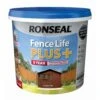 Ronseal Fence Life Plus Country Oak Matt Fence & Shed Treatment, 5L -Prime Paint Shop ronseal fence life plus country oak matt fence shed treatment 5l5010214876211 08c bq
