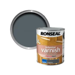 Ronseal Interior Graphite Satin Varnish, 750ml