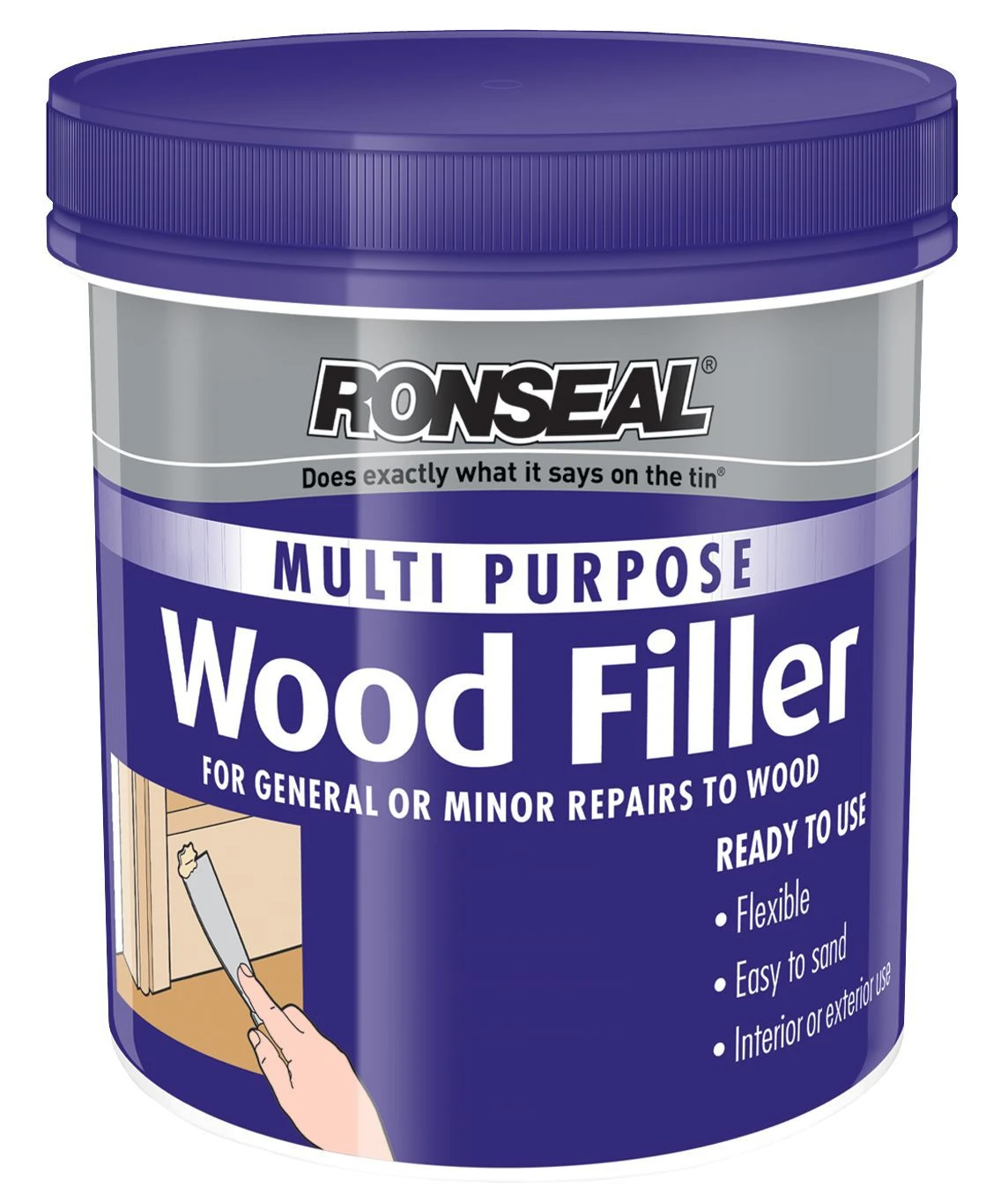 Ronseal Multi Purpose Natural Ready Mixed Wood Filler 930g 3 Ronseal Multi Purpose Natural Ready Mixed Wood Filler 930g