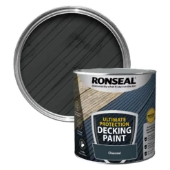 Prime Paint Shop 32 Ronseal Ultimate Protection Matt Charcoal Decking Paint, 2.5L