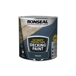 Prime Paint Shop -Prime Paint Shop ronseal ultimate protection matt charcoal decking paint 2 5l5010214891436 08c