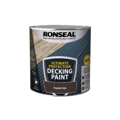 Prime Paint Shop -Prime Paint Shop ronseal ultimate protection matt english oak decking paint 2 5l5010214891481 08c