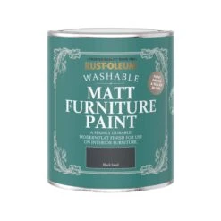 Rust-Oleum Black Sand Matt Furniture Paint, 750ml 7 Rust-Oleum Black Sand Matt Furniture Paint, 750ml -Prime Paint Shop rust oleum black sand matt furniture paint 750ml5013296131506 08c bq