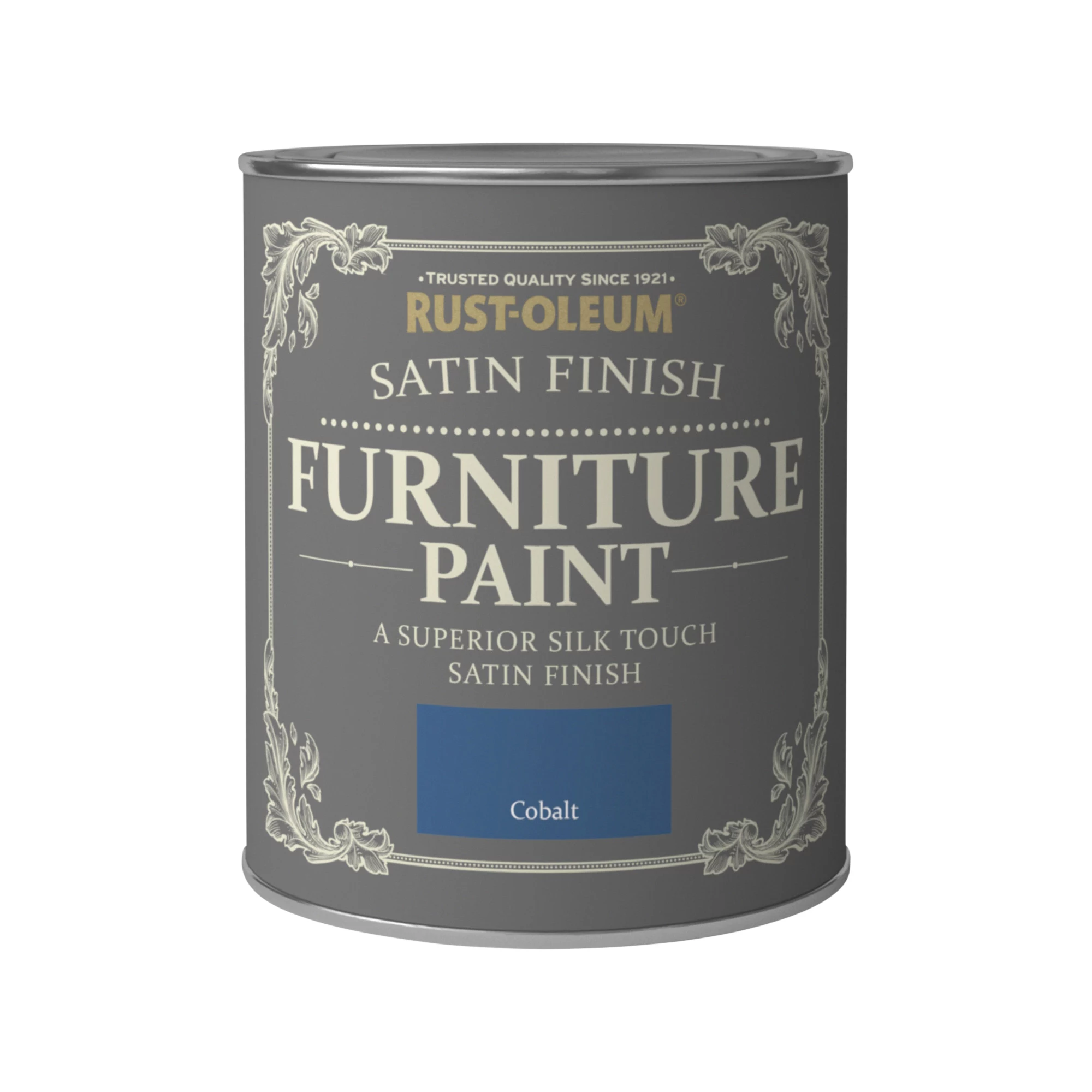 Rust-Oleum Cobalt Satinwood Furniture Paint, 750ml 4 Rust-Oleum Cobalt Satinwood Furniture Paint, 750ml - Image 2