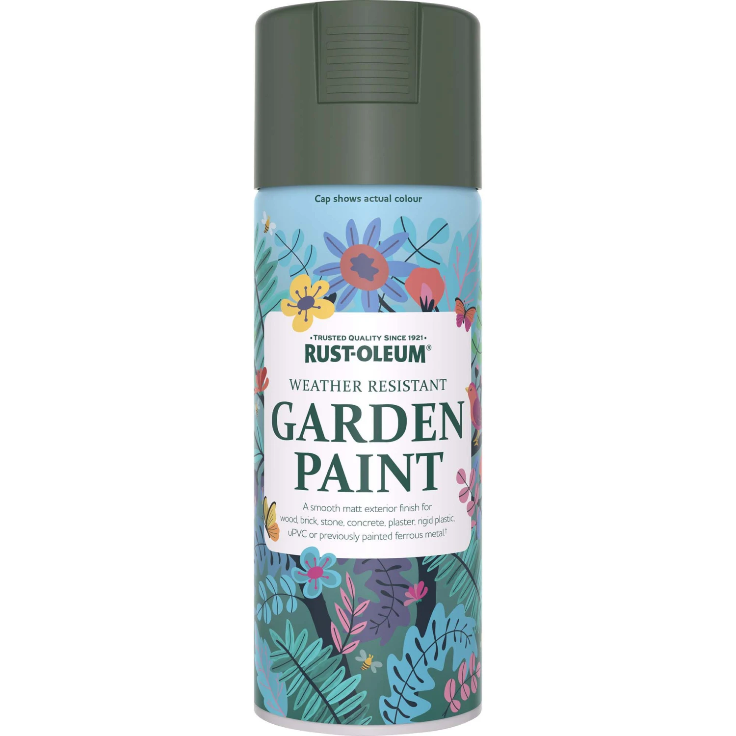 Rust-Oleum Garden Paint All Green Matt Multi-surface Garden Paint, 400ml Spray Can 4 Rust-Oleum Garden Paint All Green Matt Multi-surface Garden Paint, 400ml Spray Can - Image 2