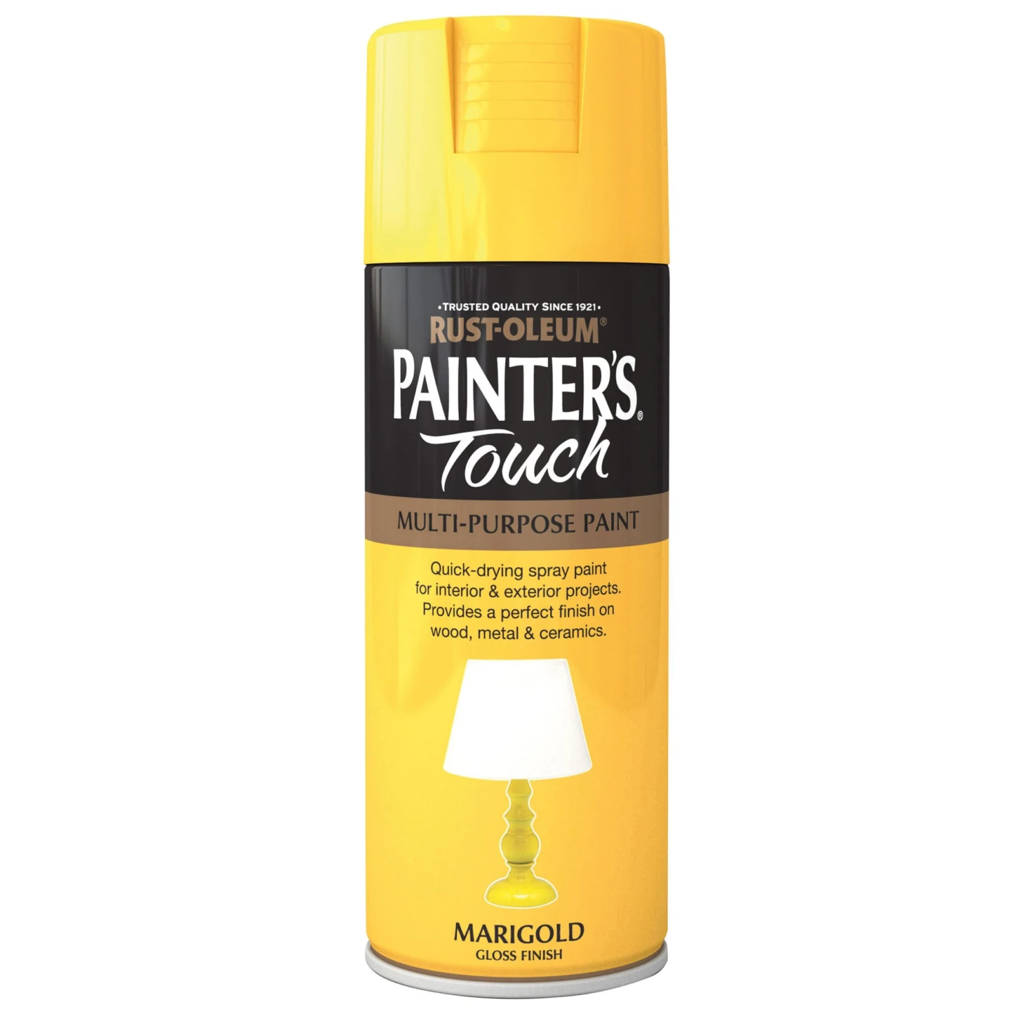 Rust-Oleum Painter's Touch Marigold Gloss Multi-surface Decorative Spray Paint, 400ml 4 Rust-Oleum Painter's Touch Marigold Gloss Multi-surface Decorative Spray Paint, 400ml - Image 2