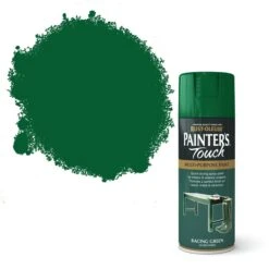 Rust-Oleum Painter's Touch Racing Green Gloss Multi-surface Decorative Spray Paint, 400ml