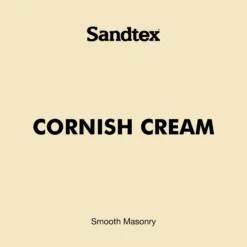 Sandtex Ultra Smooth Cornish Cream Masonry Paint, 5L -Prime Paint Shop sandtex ultra smooth cornish cream masonry paint 5l5010131461170 01t bq