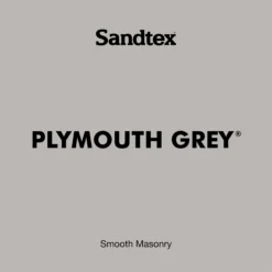 Sandtex Ultra Smooth Plymouth Grey Masonry Paint, 5L -Prime Paint Shop sandtex ultra smooth plymouth grey masonry paint 5l5010131536755 01t bq