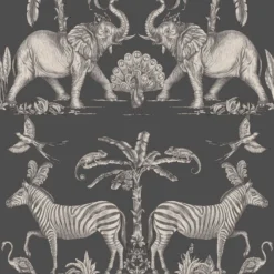Sublime Charcoal Elephant Gold Effect Smooth Wallpaper -Prime Paint Shop sublime charcoal elephant gold effect smooth wallpaper5011583457476 02c bq
