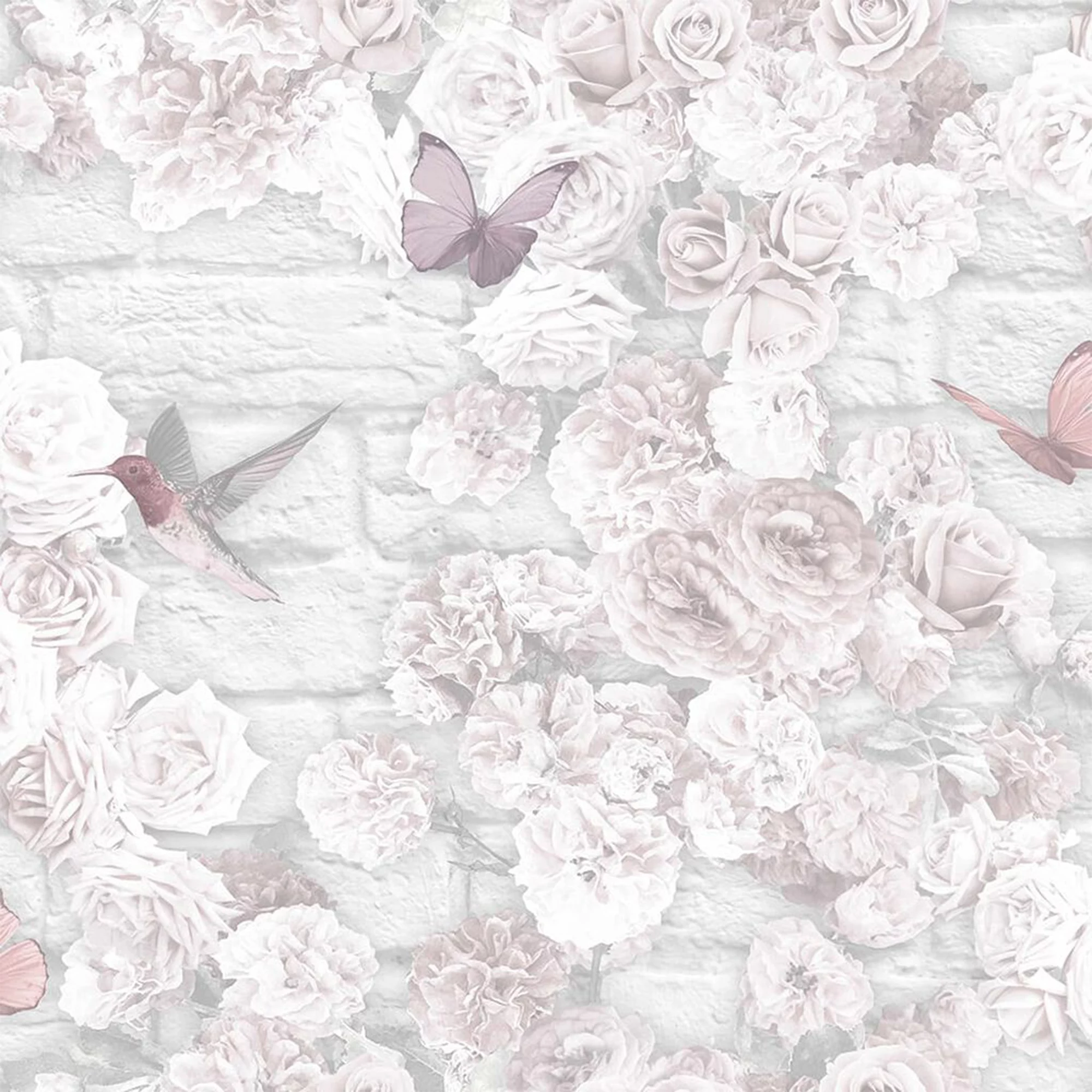 Superfresco Pink Flower Wall Smooth Wallpaper 4 Superfresco Pink Flower Wall Smooth Wallpaper - Image 2