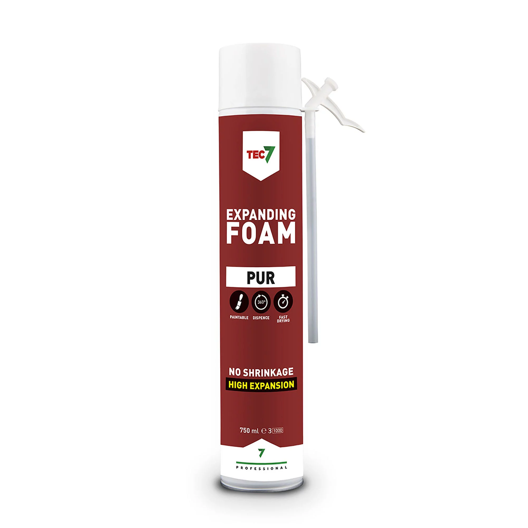 TEC7 Fire-rated Hand-held Expanding Foam 750ml 3 TEC7 Fire-rated Hand-held Expanding Foam 750ml