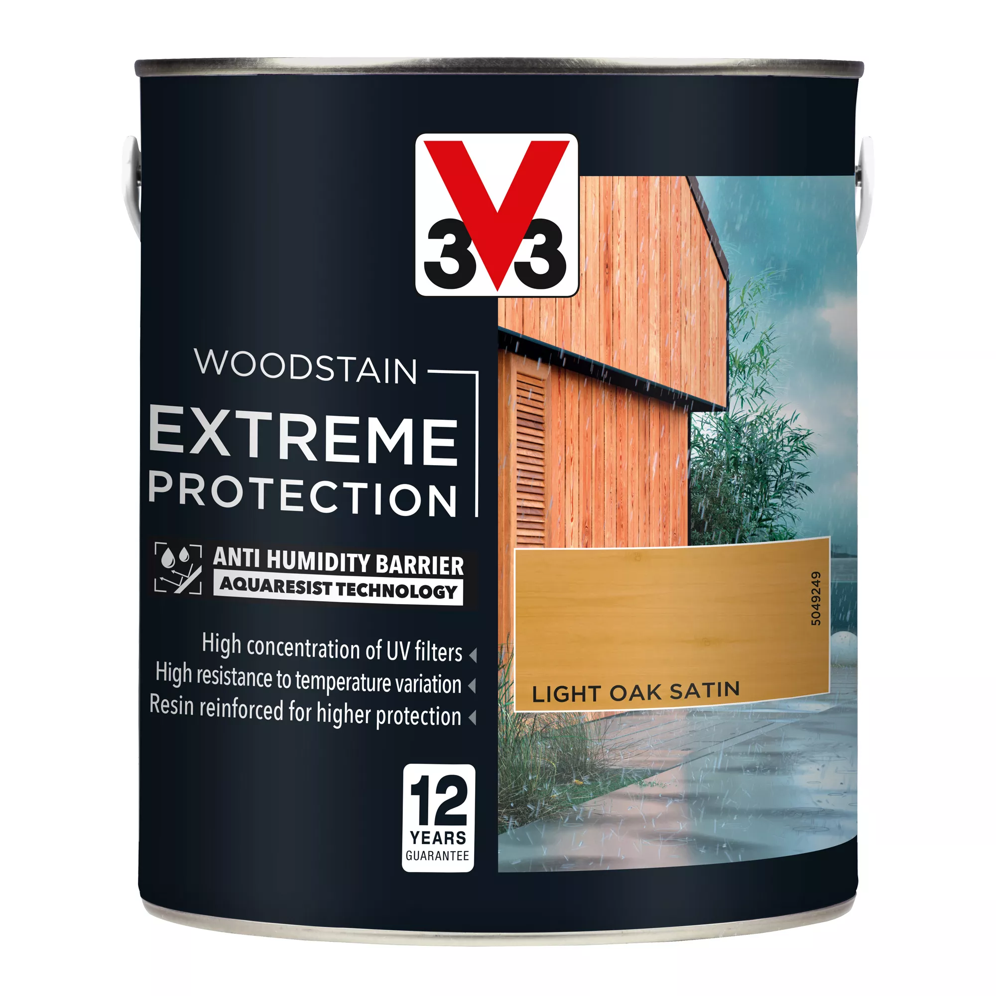 V33 Extreme Protection Light Oak Satin Wood Stain, 2.5L 4 V33 Extreme Protection Light Oak Satin Wood Stain, 2.5L - Image 2