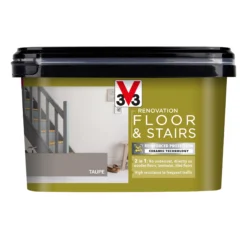 Prime Paint Shop -Prime Paint Shop v33 high performance taupe satinwood floor stair paint 2l3153895181600 08c bq