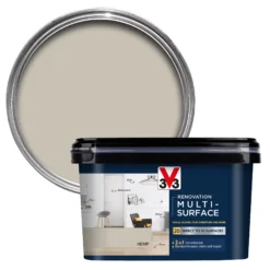 V33 Renovation Hemp Satinwood Multi-surface Paint, 2L