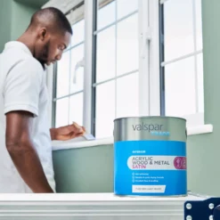 Valspar Trade Pure Brilliant White Eggshell Metal & Wood Paint, 2.5L -Prime Paint Shop valspar trade pure brilliant white eggshell metal wood paint 2 5l5055018166182 01i bq