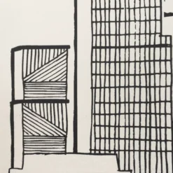 Yopo Black & White Cityscape Textured Wallpaper -Prime Paint Shop yopo black white cityscape textured wallpaper3663602560357 37c